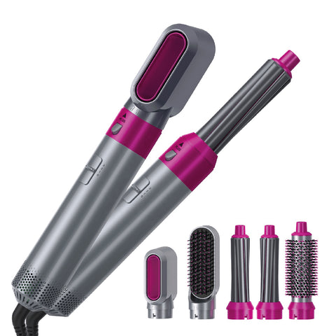 Hair Dryer Brush 5-IN-1 AIRFLOW CURLING HANDSET Electric Blow Dryer Comb Hair Curling Brush 5 in 1 electric hair dryer